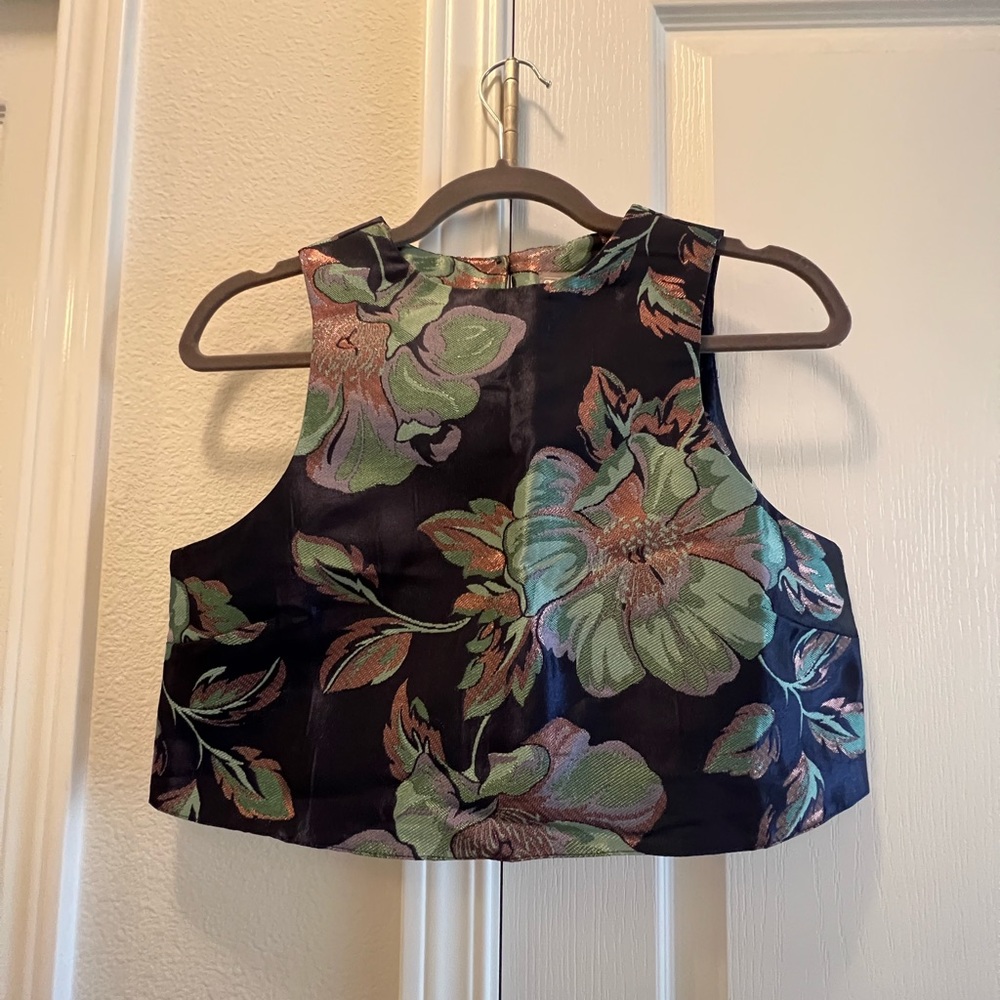 NWOT Asos cropped formal set